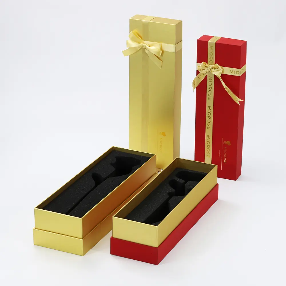 Personalized rigid cardboard paper box with Foam cutting