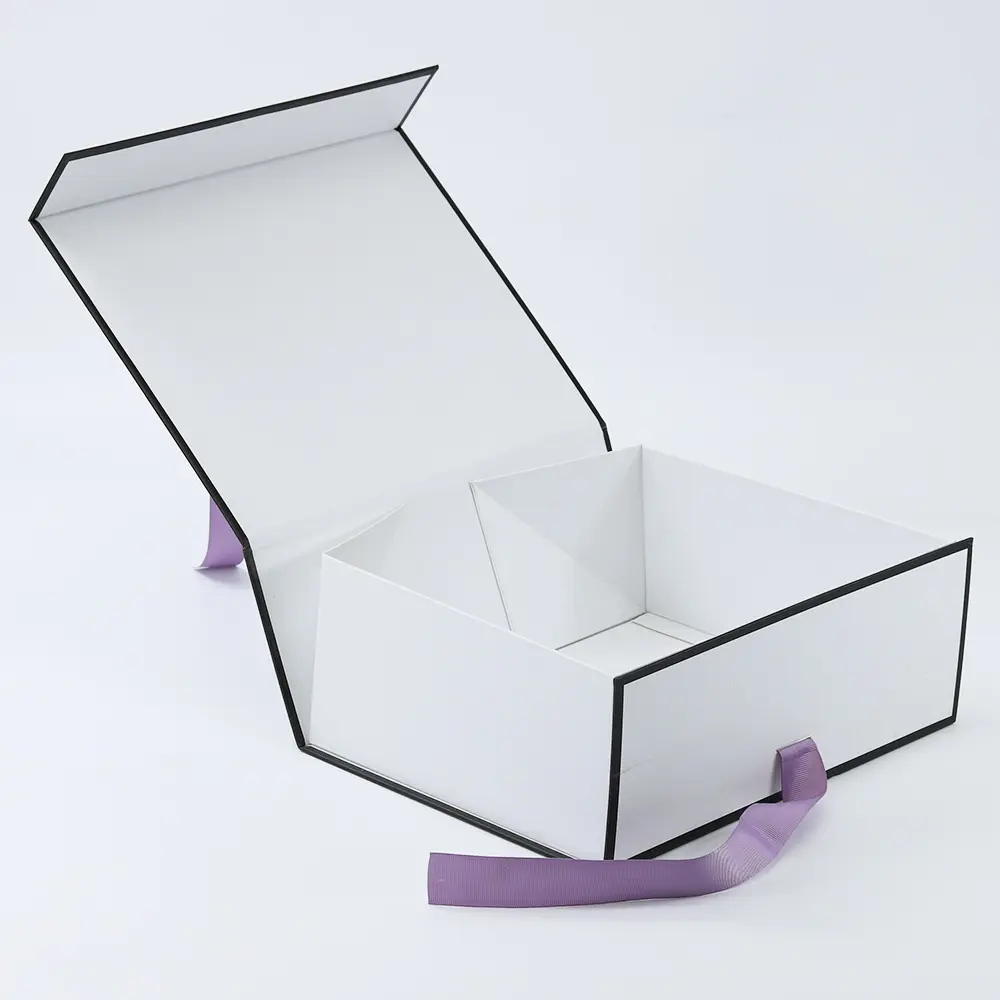 Folding Rigid Gold Color Custom Packaging Gift Paper Box