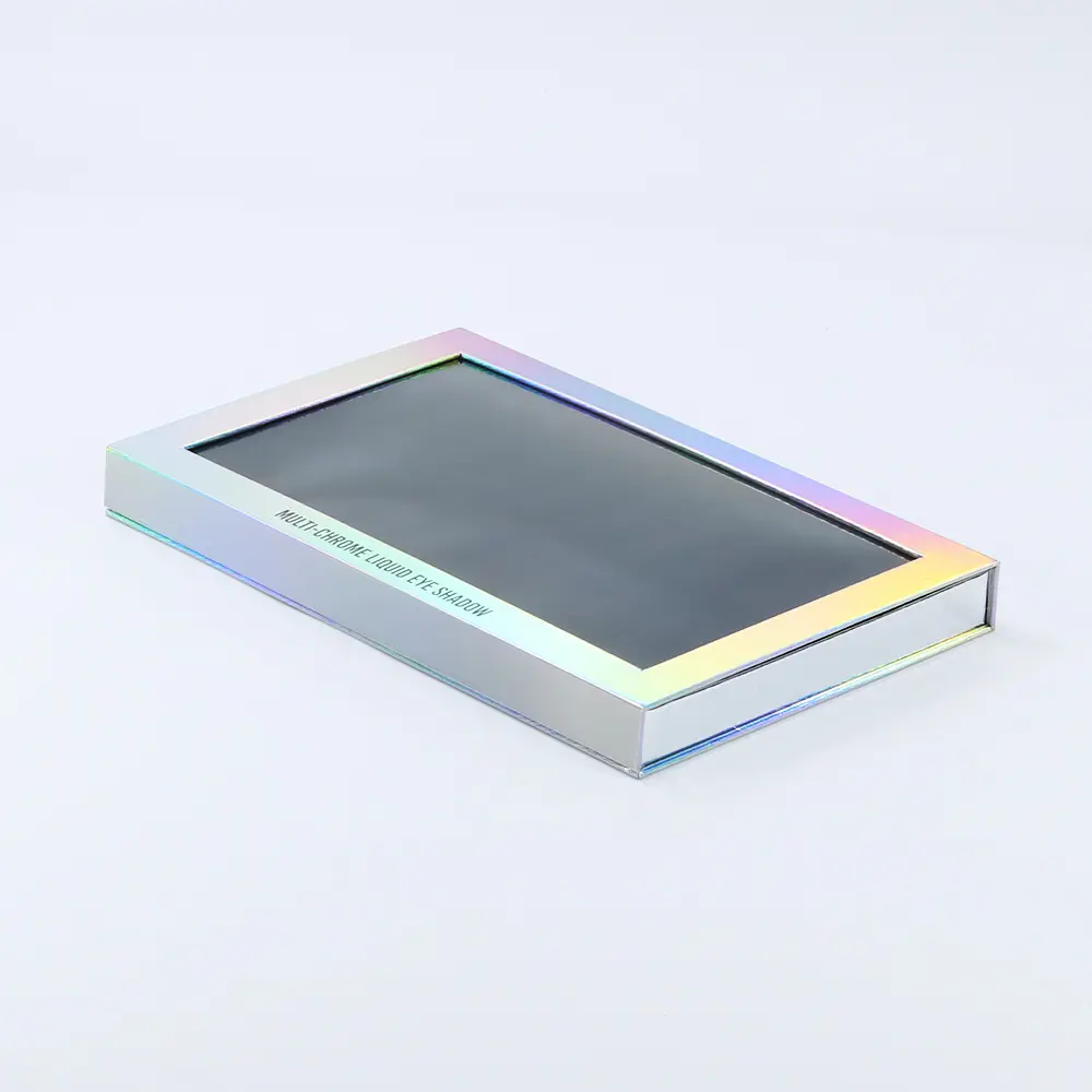 Holographic EyeLash Packaging Gift Box With Clear Window