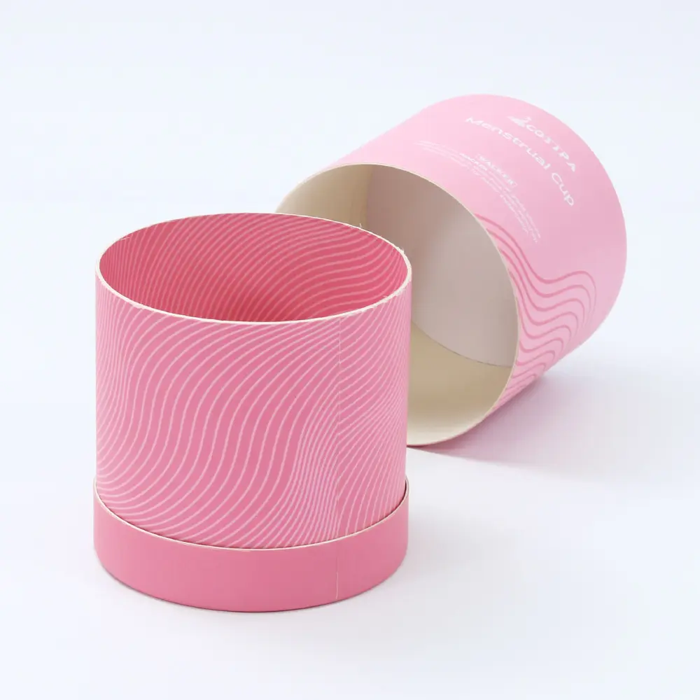 Customized paper packing cylinder box with your logo