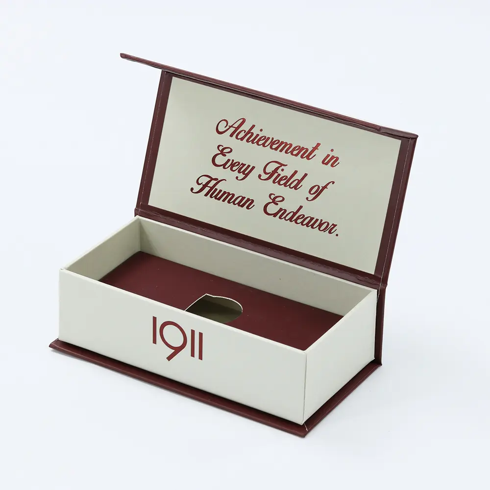 Custom Tie Packaging Gift Paper Box With Card Insert