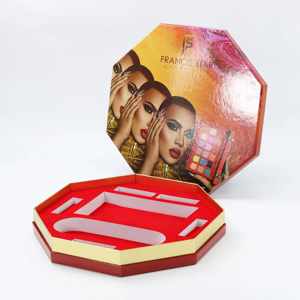 Luxurious Double-Door Folding Box for Fragile Skincare Products