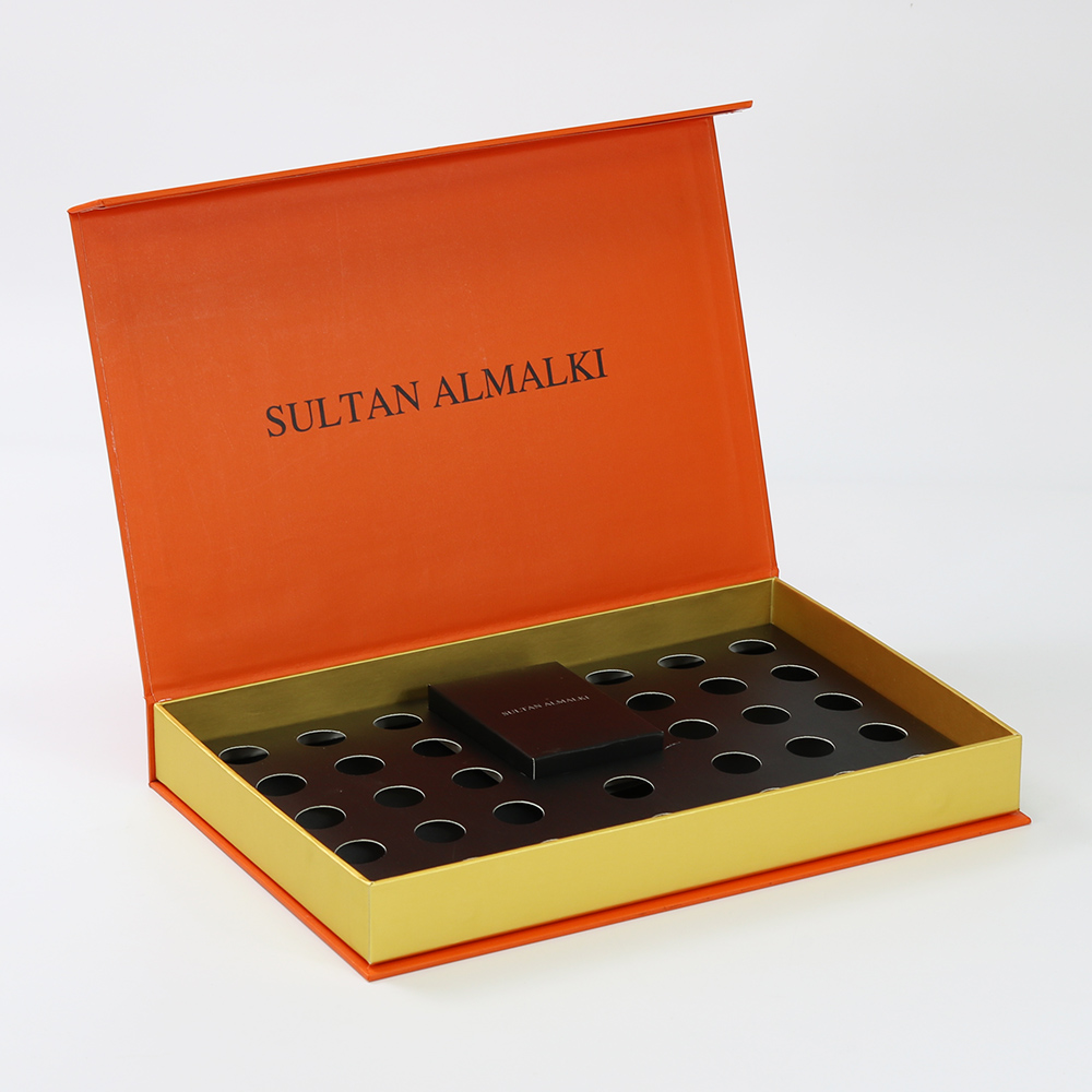 Rigid Cardboard Gift Paper Box With Card Insert Packaging