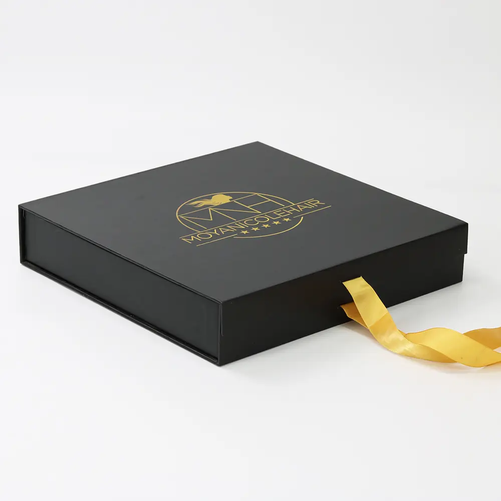 Rigid Empty Magnetic Closure Gift Paper Box For Scarves