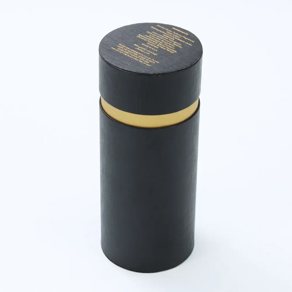 Customized paper packaging cylinder box with your artwork printing