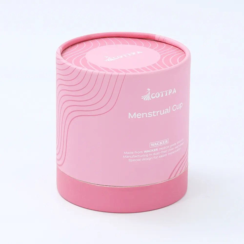Customized paper packing cylinder box with your logo